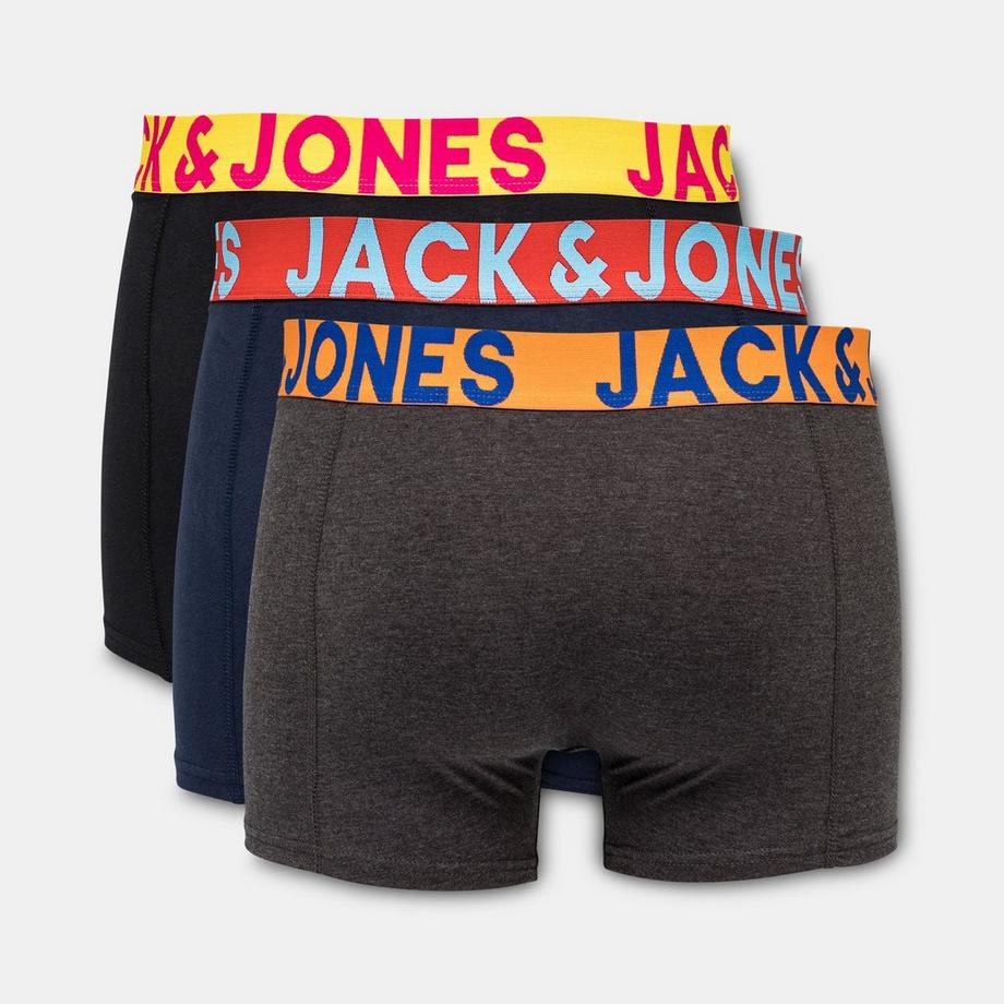 JACK & JONES Crazy Solid Trunks Confezione da 3  