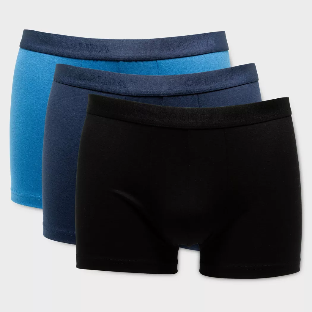 Boxershorts CALIDA "Natural Benefit", Herren, Gr. S (46/48), lilas, Single Jersey, Obermaterial: 95% Baumwolle, 5% Elasthan, normal, Unterhosen, Single Jersey-Qualität, elastisch 2