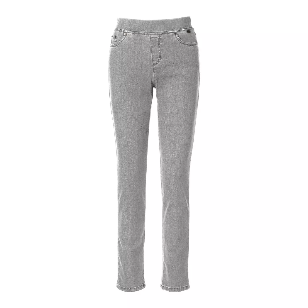 Anna Montana - Jeans, Slim Fit, für Damen, Silber, Größe 40
