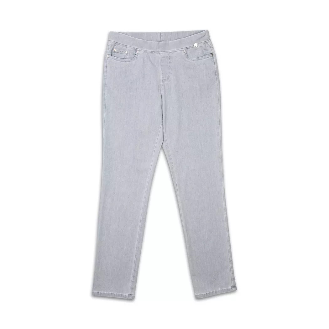 Anna Montana - Jeans, Slim Fit, für Damen, Silber, Größe 38