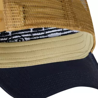 Buff Trucker TZOM Cappellino da baseball Blu Denim Scuro