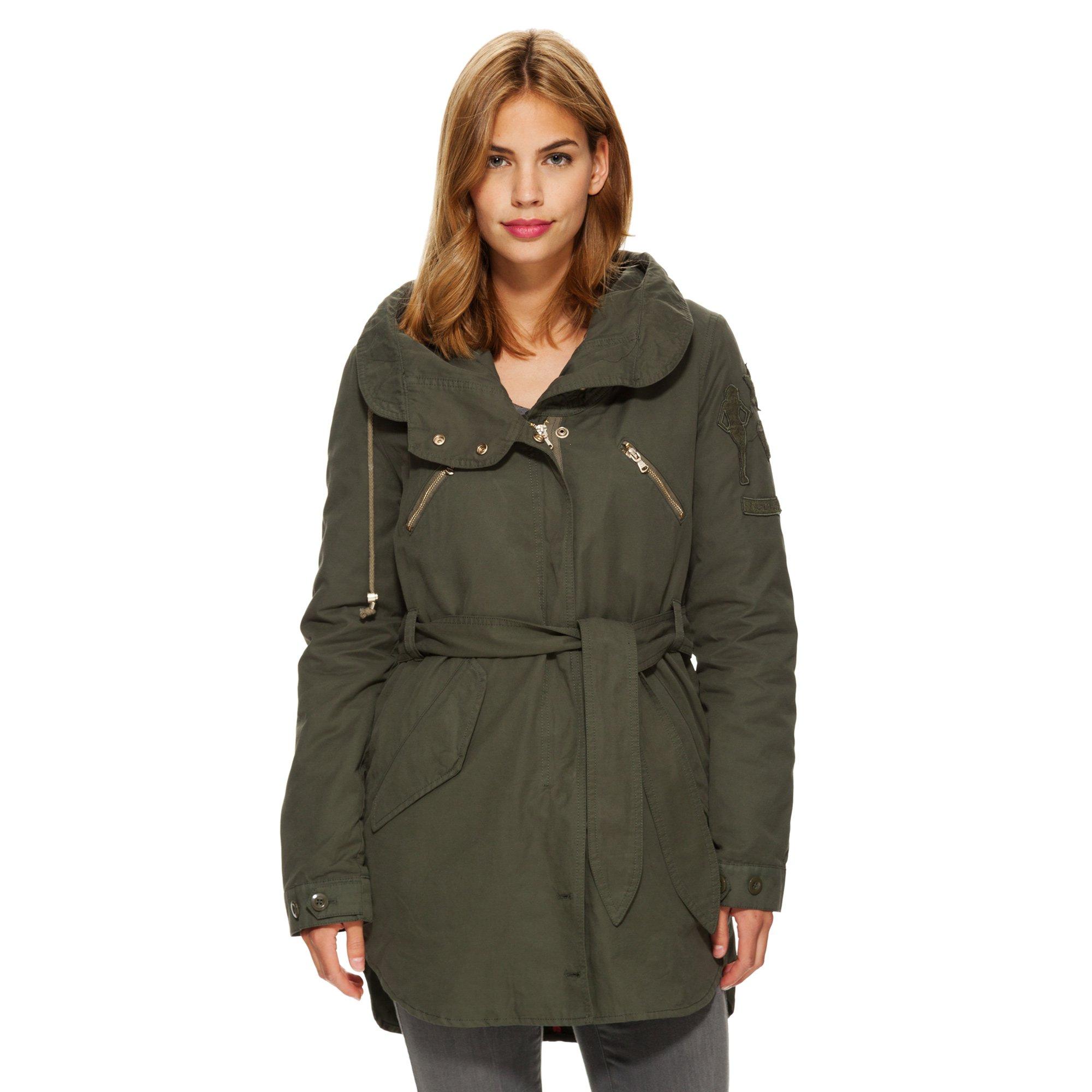 Giacca A Vento Guess Clare Da Donna – Maniche Lunghe, Cappuccio, Logomania, Vestibilità Regolabile - 3