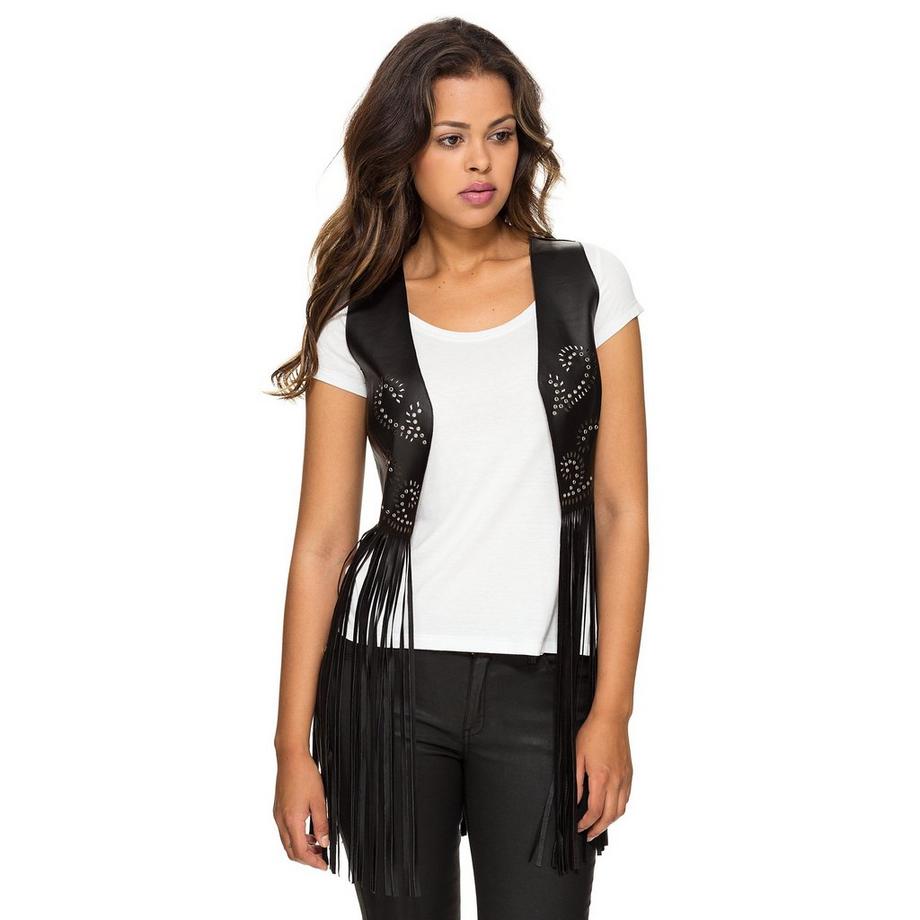 AP AVANT-PREMIERE  Gilet, franges 