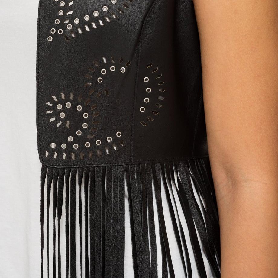 AP AVANT-PREMIERE  Gilet, franges 