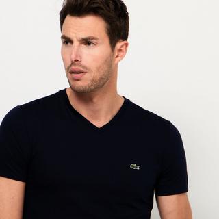 LACOSTE V-Ausschnitt Kurzarm T-Shirt Regular Fit  