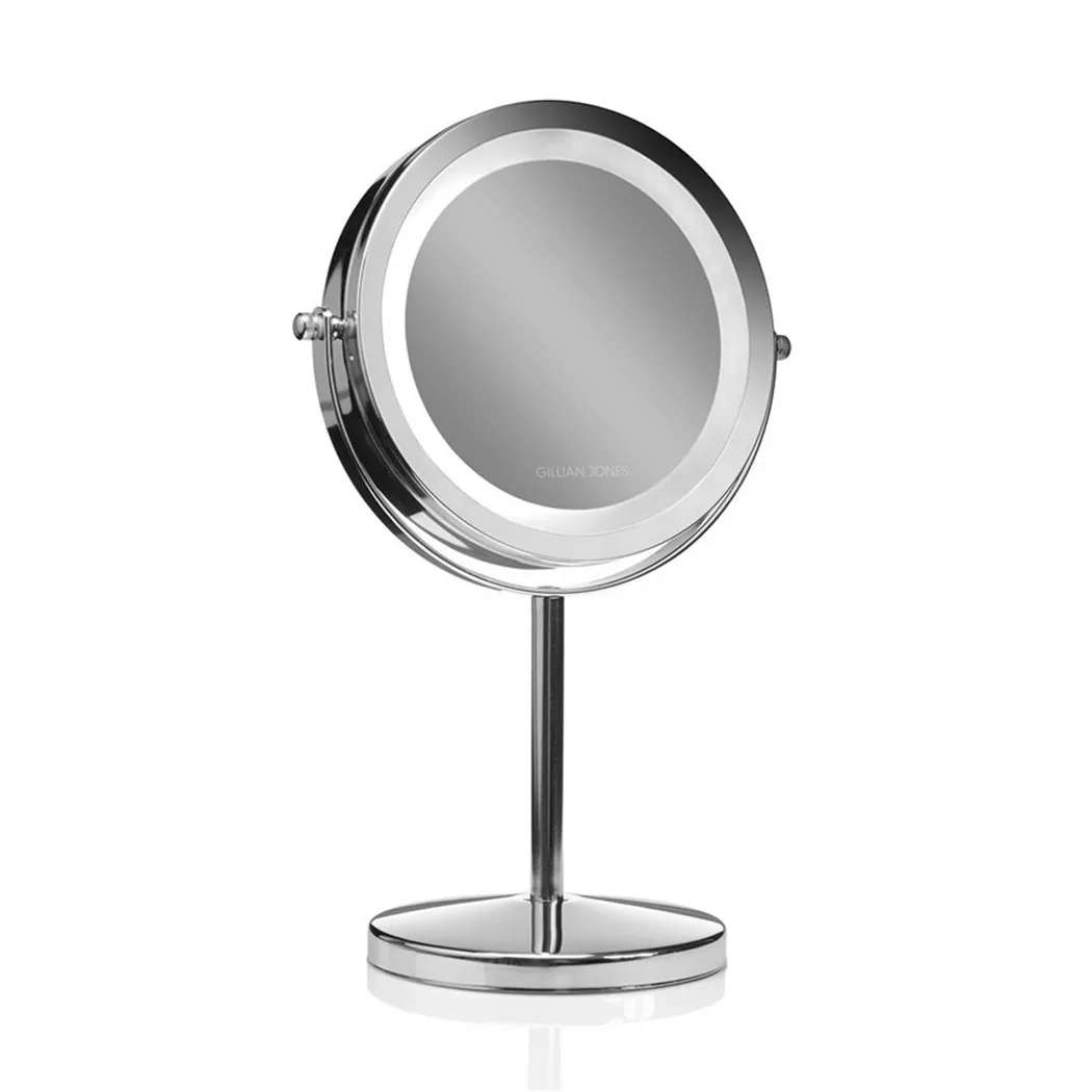Gillian Jones Stand Mirror x10 Magnifying With LED Light 1 pcs