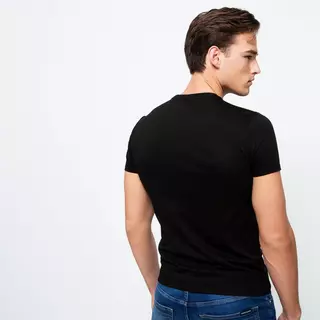 LACOSTE T-Shirt, Modern Fit, kurzarm  Black