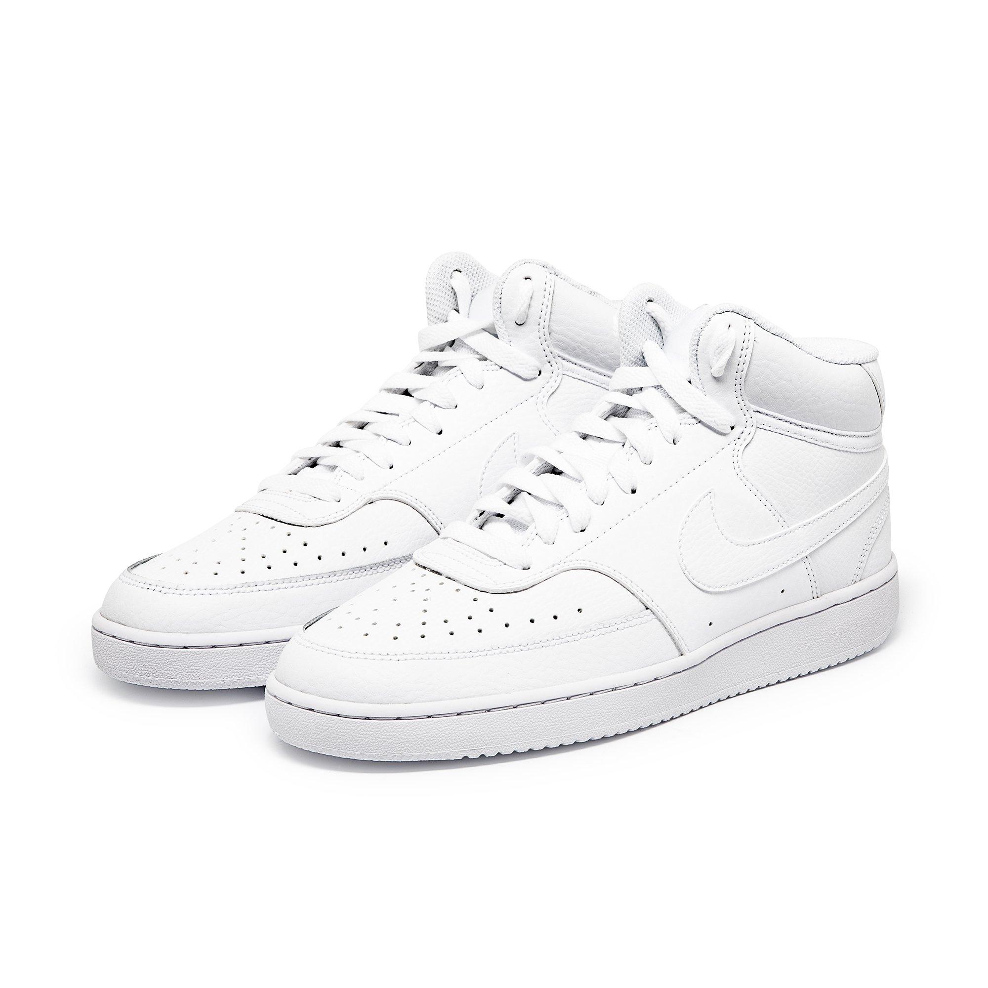 NIKE Wmns Court Vision Mid Sneakers, High Top 