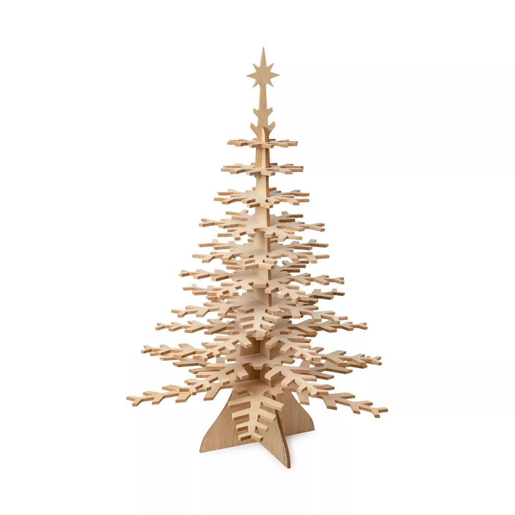 Manor Papeterie No Label - Weihnachtsbaum, One Size, Braun Naturel