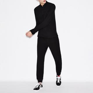 Armani Exchange Langarm Modern Fit Poloshirt  