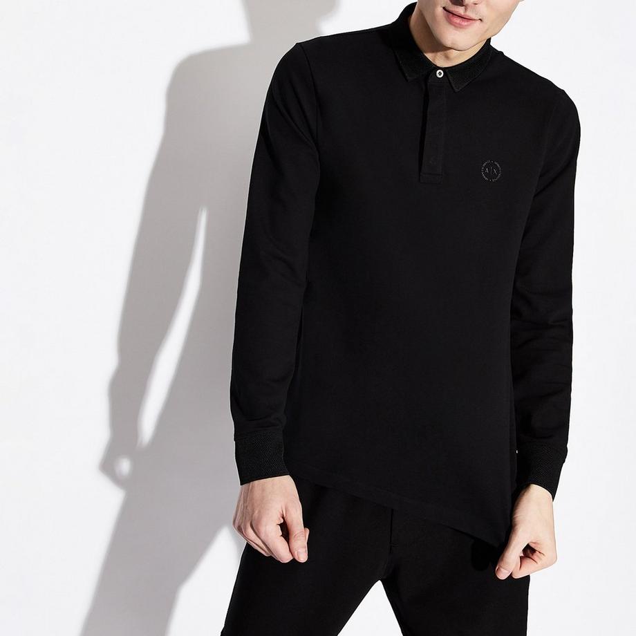 Armani Exchange Polo Maniche Lunghe Modern Fit  