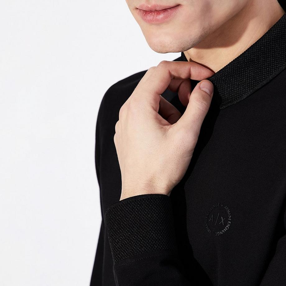Armani Exchange Polo Maniche Lunghe Modern Fit  