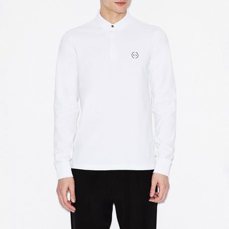 Armani Exchange Langarm Modern Fit Poloshirt  