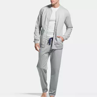 ISA bodywear Loungewear Jacke  Mediumgrau