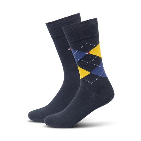 TOMMY HILFIGER  Lot de 2 paires de chaussettes, hauteur mollet 