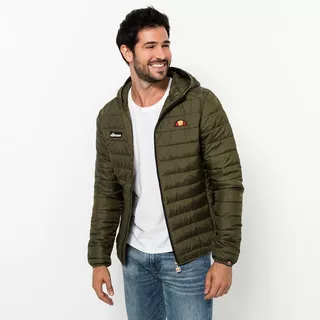 Ellesse Lombardy Wattierte Jacke mit Kapuze Olivegrün