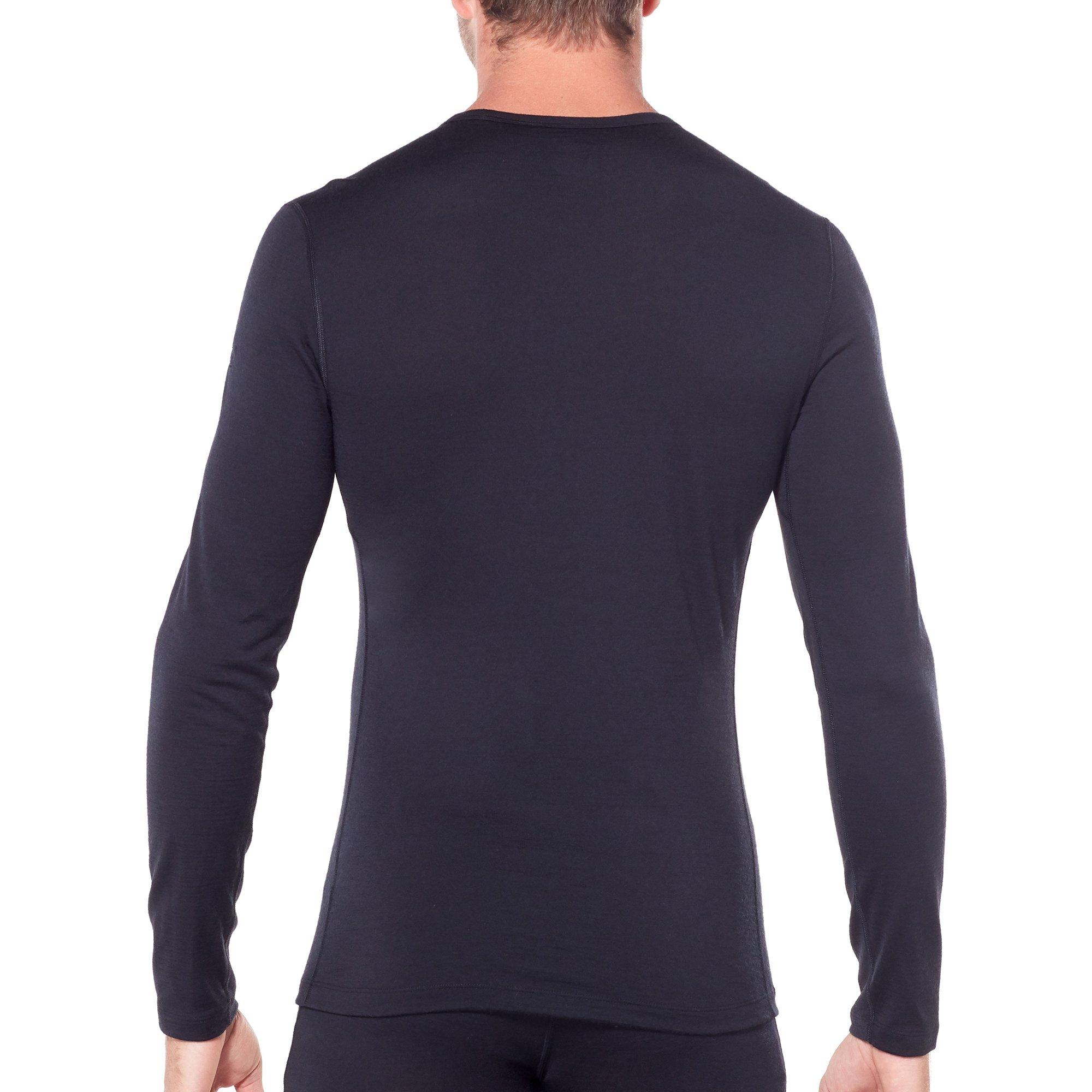 Icebreaker Men Merino 200 Oasis LS Crewe Maglia termica, maniche lunghe 