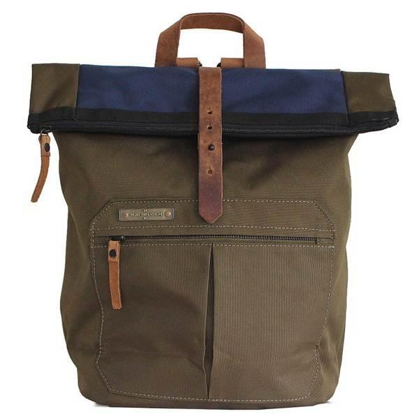 Image of City-rucksack Ulom 3 Cord Olive Herren Khaki