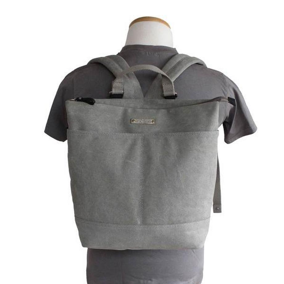 Margelisch Amini 1 Zaino da città in tela Charcoal  