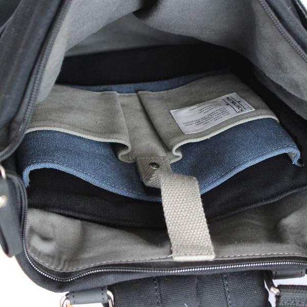 Margelisch Amini 1 Sac à dos en toile City Charcoal  