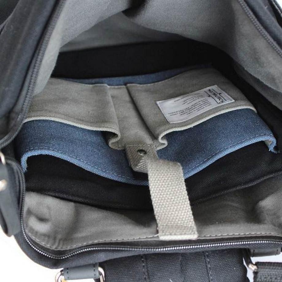 Margelisch Amini 1 Zaino da città in tela Charcoal  