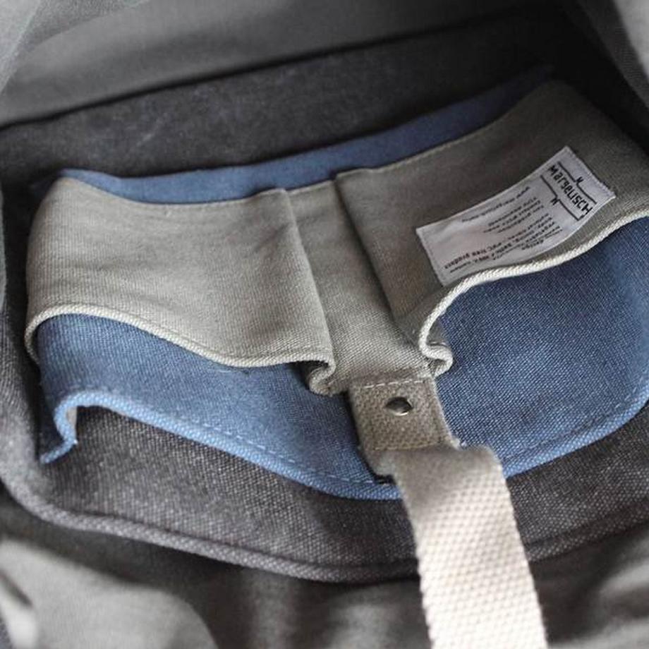 Margelisch Amini 1 Zaino da città in tela Charcoal  