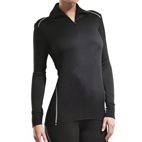 ISA bodywear Rollkragenshirt langarm mit Reissverschluss Clima Control Faktor 2  