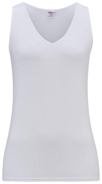 Image of Träger Top, Doppelpack Damen Weiss XL