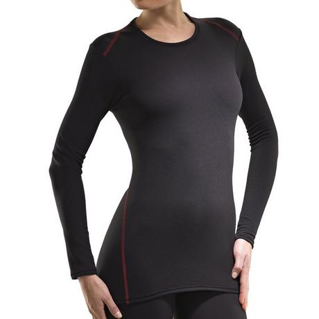 ISA bodywear  Maglietta manica lunga, collo rotondo, Clima Control fattore 3 