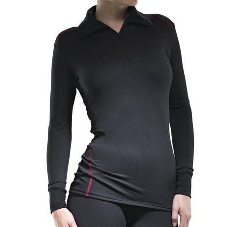 ISA bodywear Rollkragenshirt langarm mit Reissverschluss Clima Control Faktor 3  