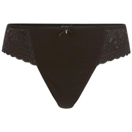 ISA bodywear Slip avec inserts en dentelle  