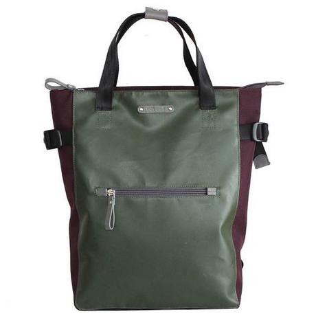 7clouds Zaino shopper Mendo 7.2 junglegreen/wine  