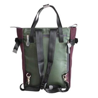 7clouds Zaino shopper Mendo 7.2 junglegreen/wine  