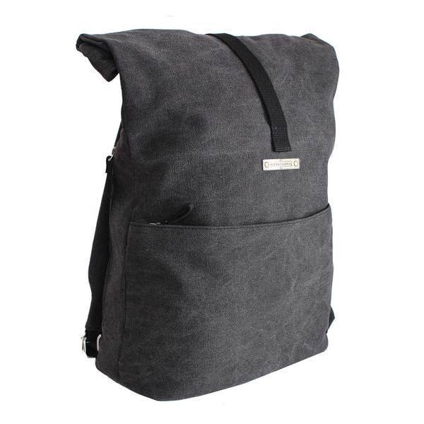 Image of Margelisch Canvas Rolltop-Rucksack Ravin 1 charcoal