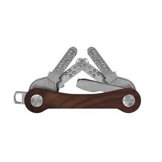 keycabins  Porte-clés compact de bois S1 noix 
