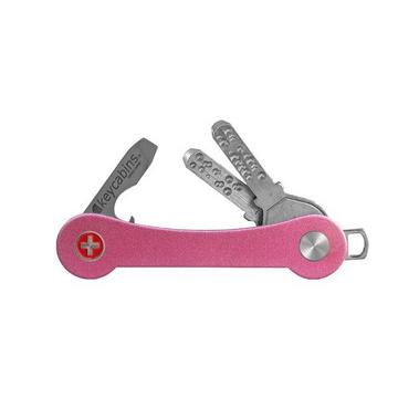 Porte-clés compact aluminium S1 pink
