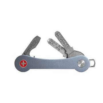 Porte-clés compact aluminium S1 grey