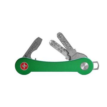 Porte-clés compact aluminium S1 green