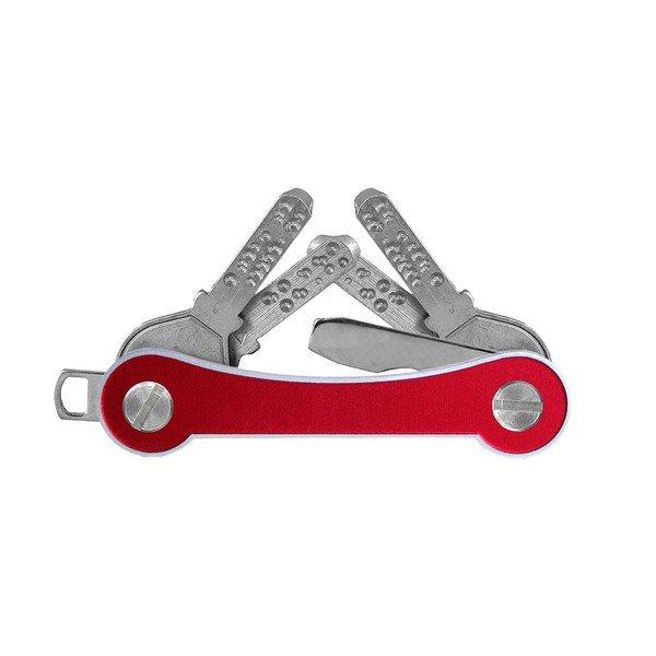 keycabins S1 Organisateur de clés en aluminium rouge  