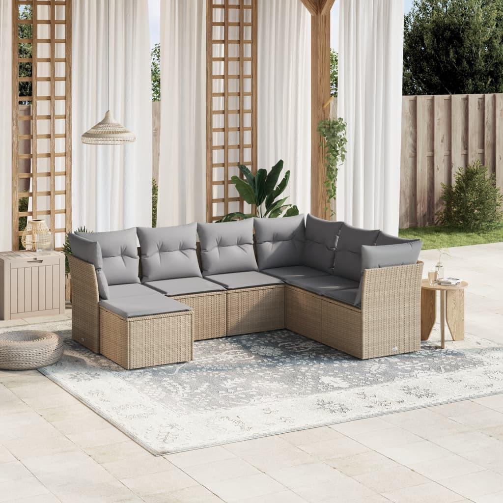 VidaXL Garten sofagarnitur poly-rattan  