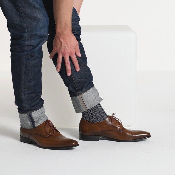 Blacksocks Mi-chaussettes Classy en bleu marine: Pour capitaines ()  Bleu Foncé