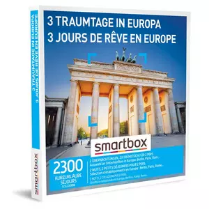 3 Traumtage in Europa - Geschenkbox