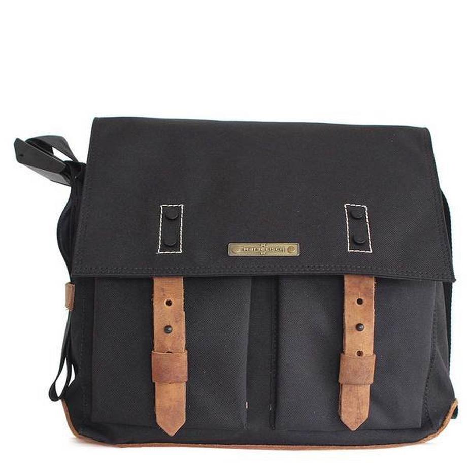 Retro Messenger Bag Nevel 1 Cord black