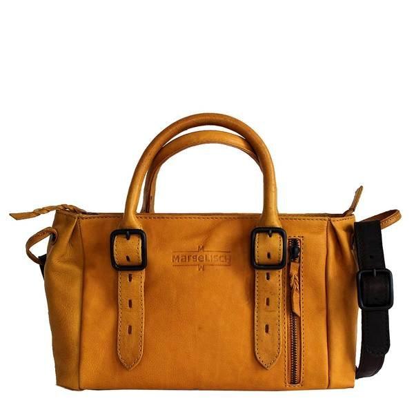 Image of Leder-umhängetasche Gini 2 Pineapple Damen Melone