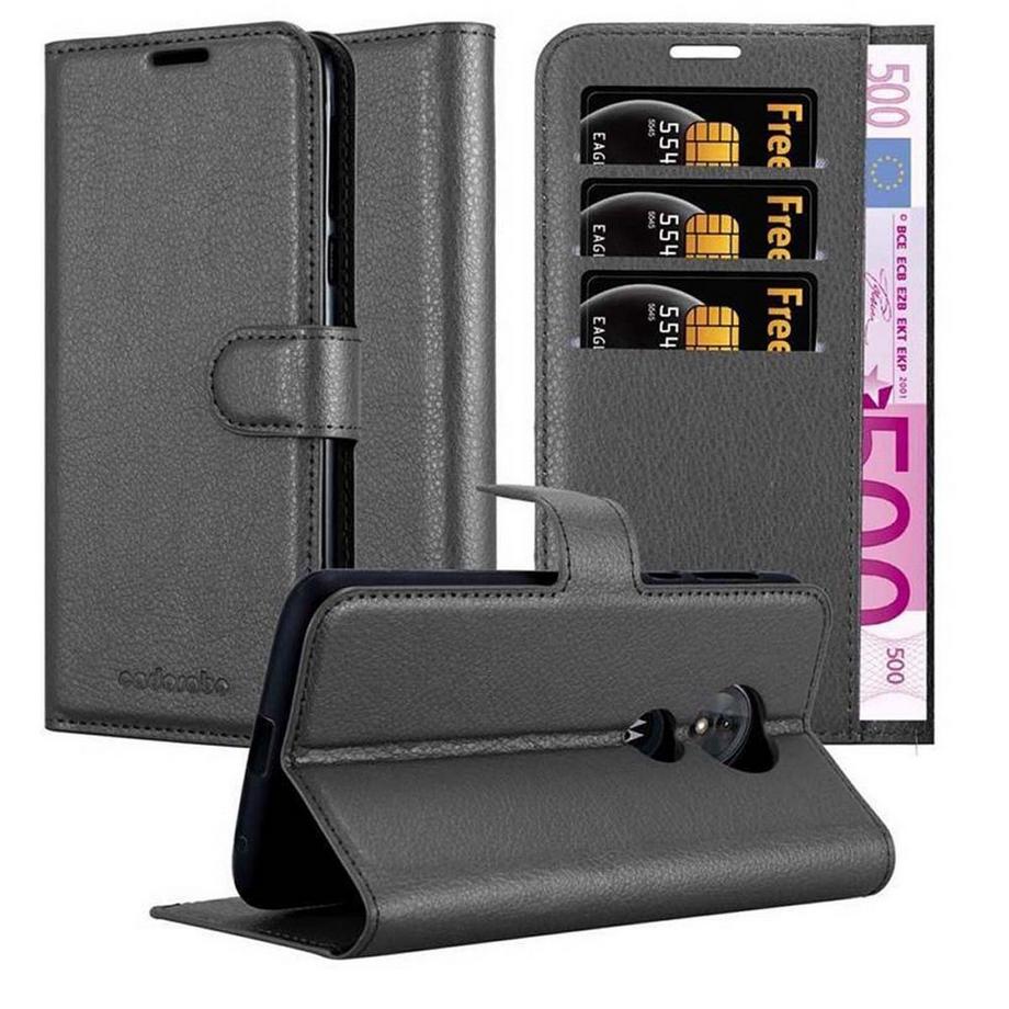 Cadorabo  Housse compatible avec Motorola MOTO E5 / G6 PLAY - Coque de protection avec fermeture magnétique, fonction de support et compartiment pour carte 