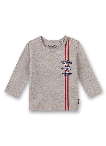Image of Sanetta Fiftyseven Baby Jungen Shirt Autos grau - 56