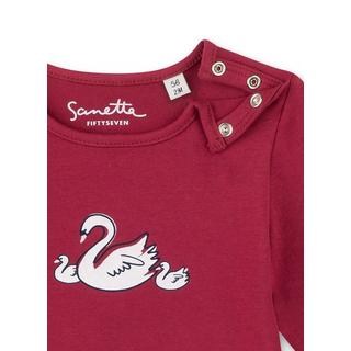 Sanetta Fiftyseven  Baby Mädchen-Shirt langarm Schwan 
