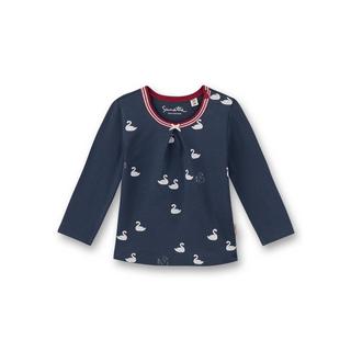 Sanetta Fiftyseven  Baby Mädchen-Shirt langarm Schwan Allover 