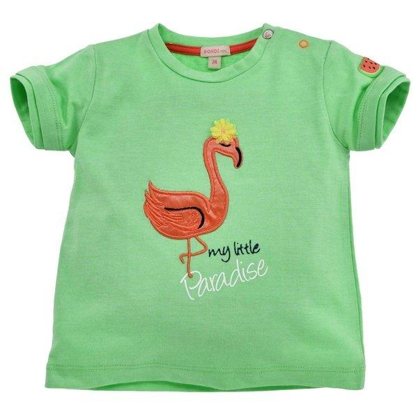 Image of Kleinkinder T-shirt Flamingo Mädchen Grün 62
