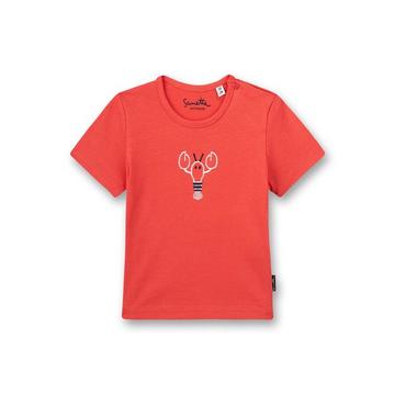 Baby Jungen T-Shirt Rot Little Lobster
